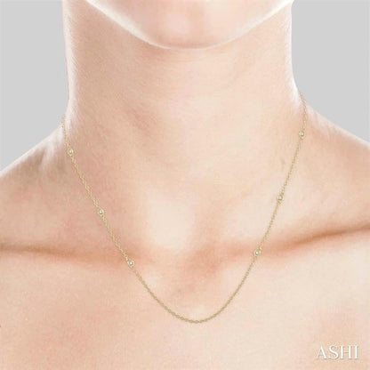 Diamond Station Necklace