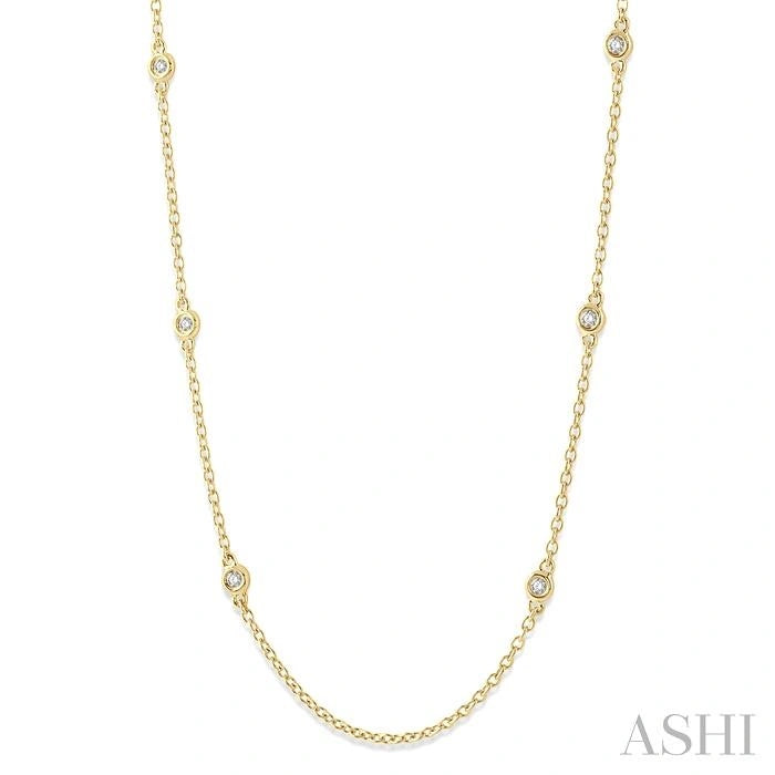 Diamond Station Necklace