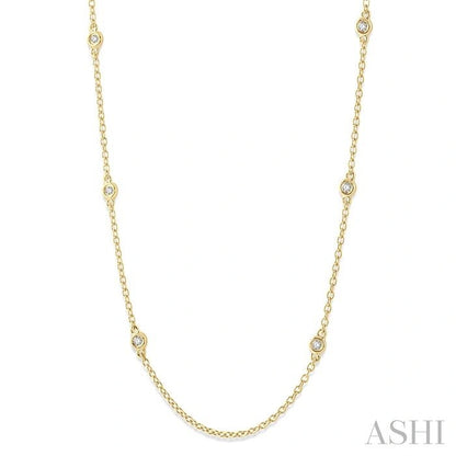 Diamond Station Necklace