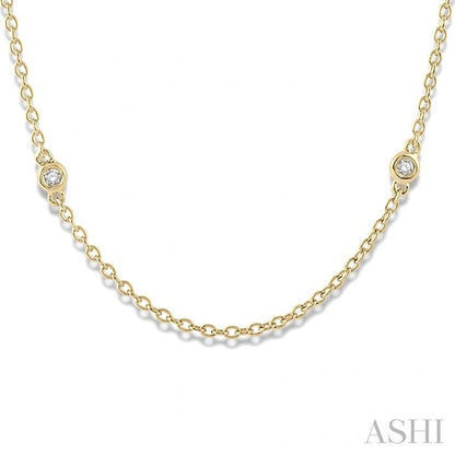 Diamond Station Necklace