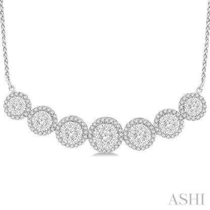 Halo Lovebright Diamond Smile Necklace