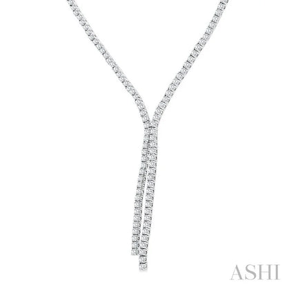 Diamond Tennis Y Necklace
