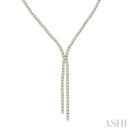 Diamond Tennis Y Necklace