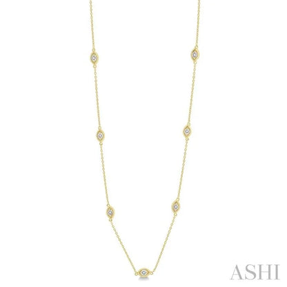 Diamond Station Necklace