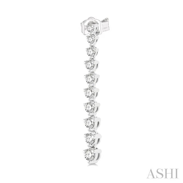 Riviera Diamond Long Earrings