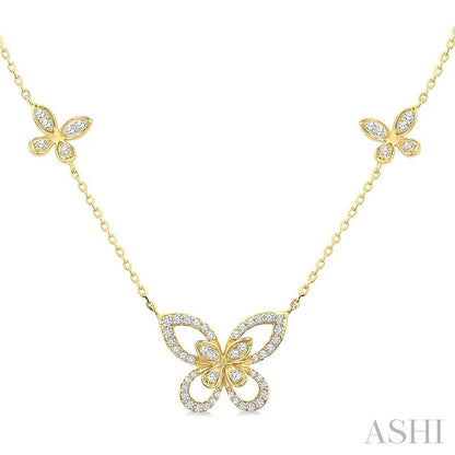 Butterfly Diamond Necklace