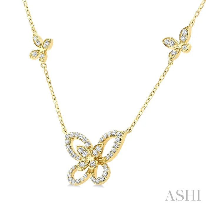 Butterfly Diamond Necklace