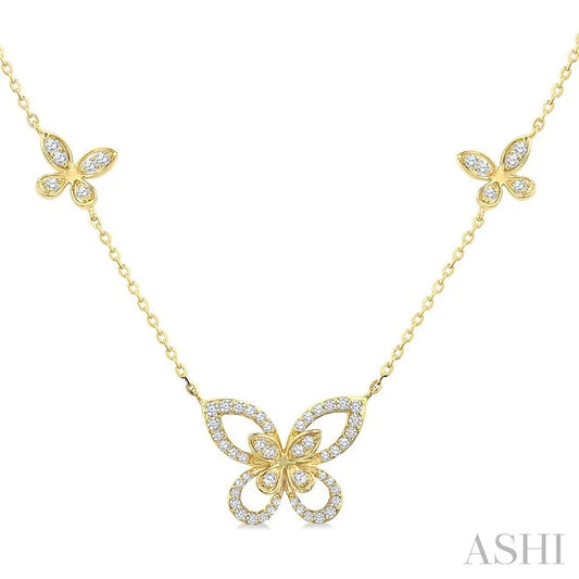 Butterfly Diamond Necklace