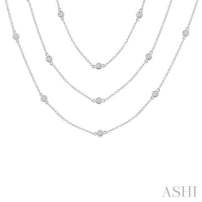 Diamond Station Long Necklace
