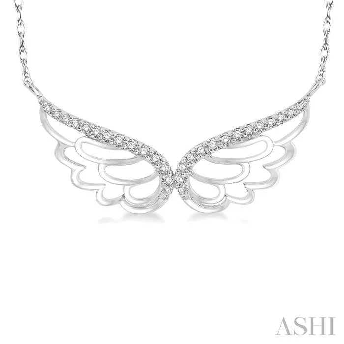 Angel Wings Diamond Necklace