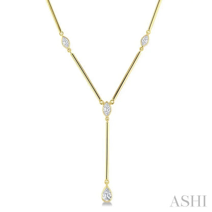 Bezel Bar Diamond Fashion Necklace