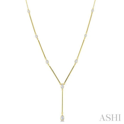 Bezel Bar Diamond Fashion Necklace