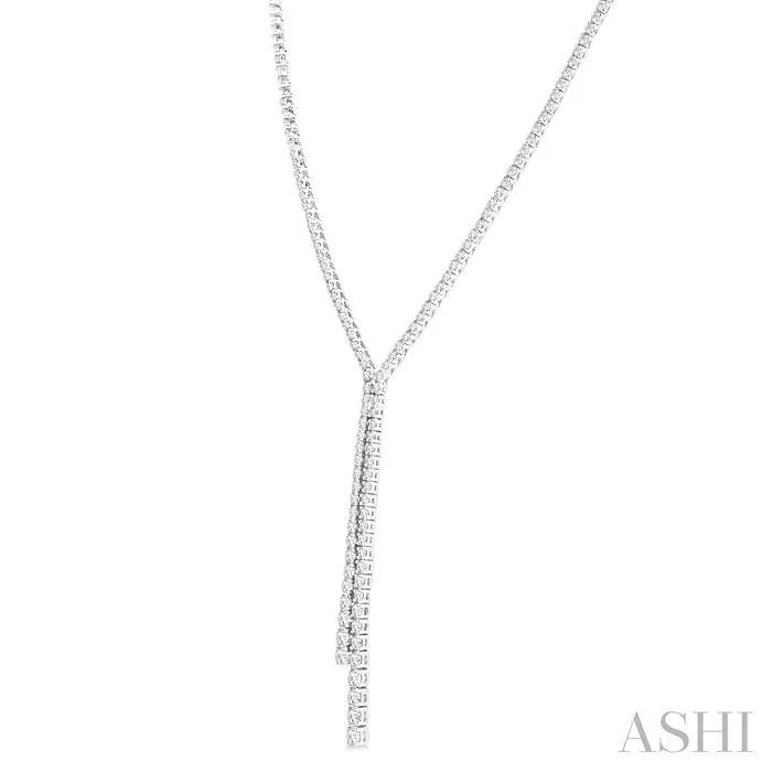 Diamond Lariat Y Necklace
