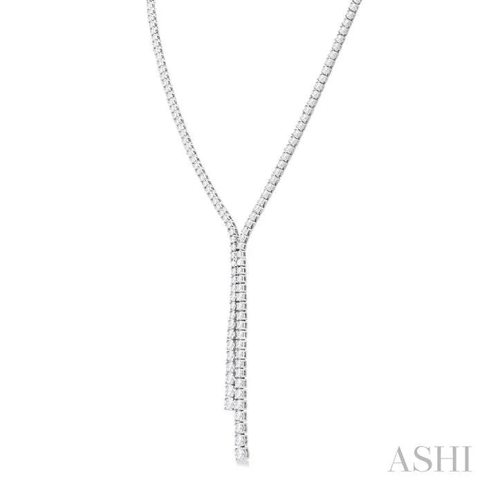 Diamond Lariat Y Necklace