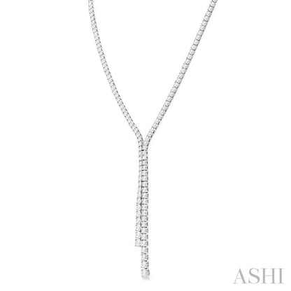 Diamond Lariat Y Necklace