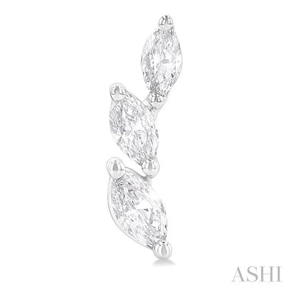 Marquise Shape Diamond Fashion Ear Climbers