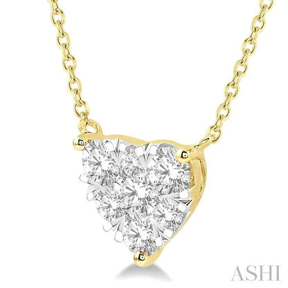 Heart Shape Lovebright Essential Diamond Pendant