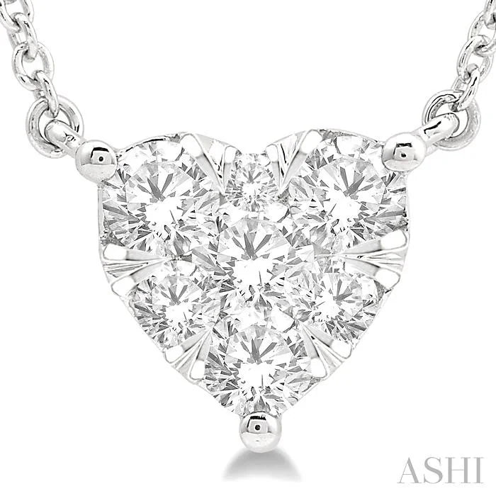 Heart Shape Lovebright Essential Diamond Pendant