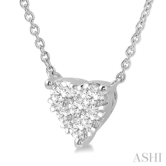 Heart Shape Lovebright Essential Diamond Pendant