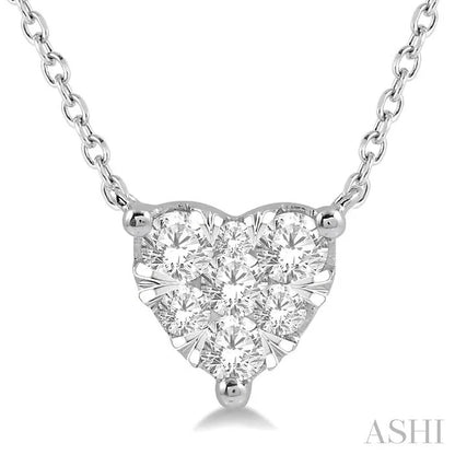 Heart Shape Lovebright Essential Diamond Pendant