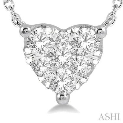 Heart Shape Lovebright Essential Diamond Pendant