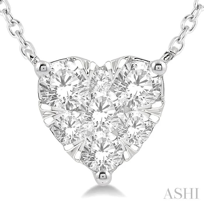 Heart Shape Lovebright Essential Diamond Pendant