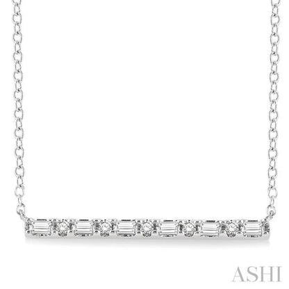 Bar Petite Diamond Fashion Necklace