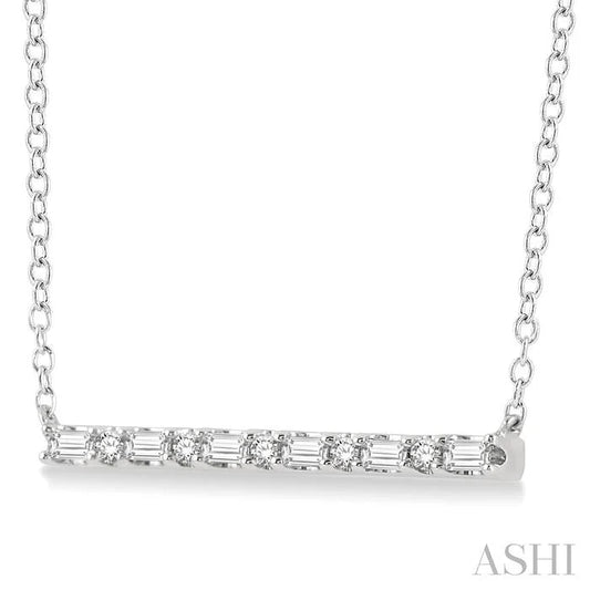 Bar Petite Diamond Fashion Necklace
