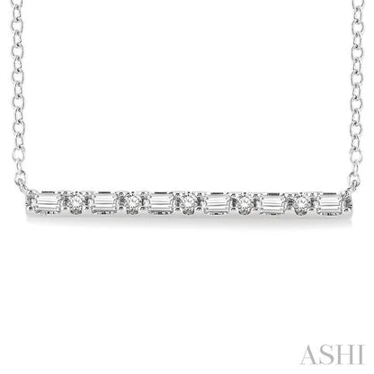 Bar Petite Diamond Fashion Necklace