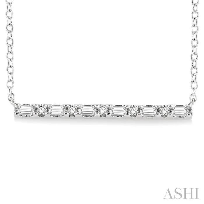 Bar Petite Diamond Fashion Necklace