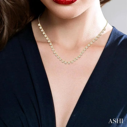 Halfway Cluster Diamond Necklace