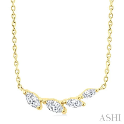 Marquise Shape Diamond Fashion Necklace