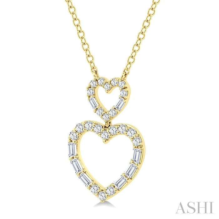 Heart Shape Diamond Pendant