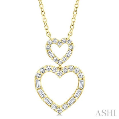 Heart Shape Diamond Pendant