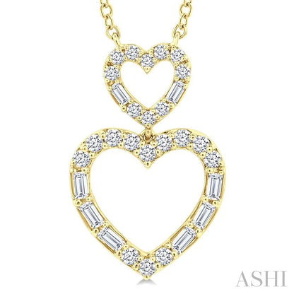 Heart Shape Diamond Pendant