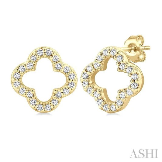 Clover Petite Diamond Fashion Earrings