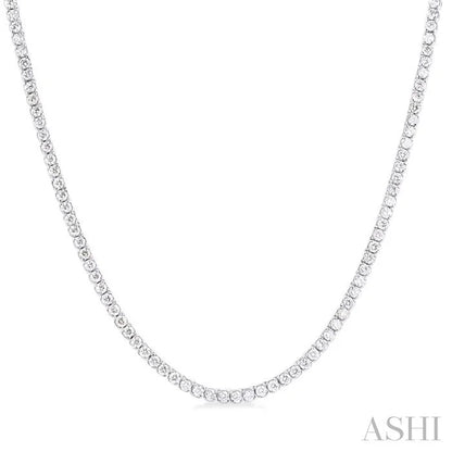 Paperclip Diamond Tennis Necklace