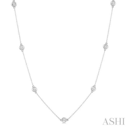 Diamond Station Necklace