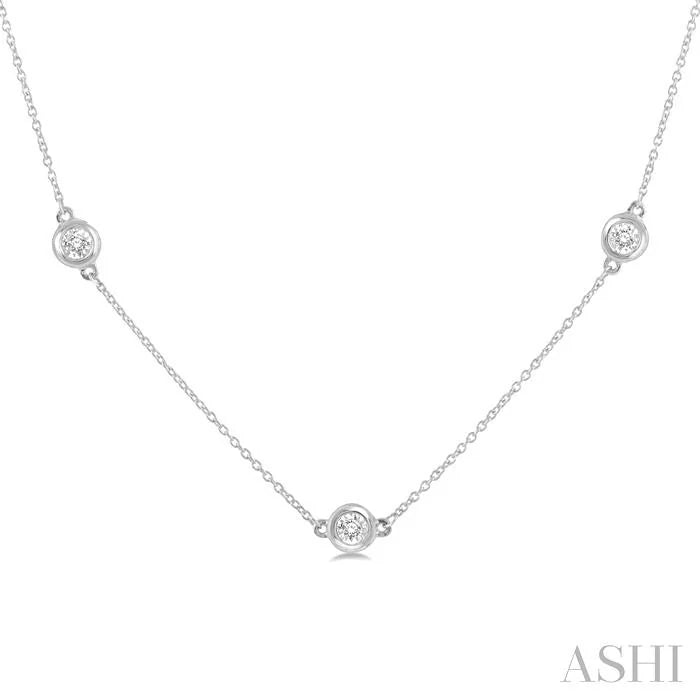 Diamond Station Necklace