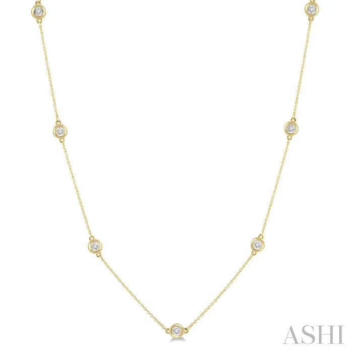 Diamond Station Necklace