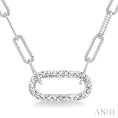 Paperclip Diamond Fashion Pendant