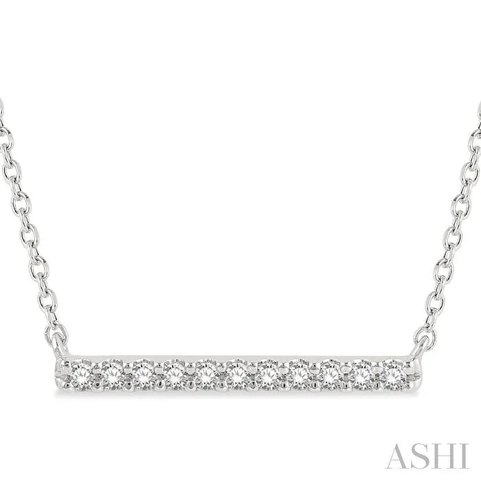Bar Petite Diamond Fashion Necklace