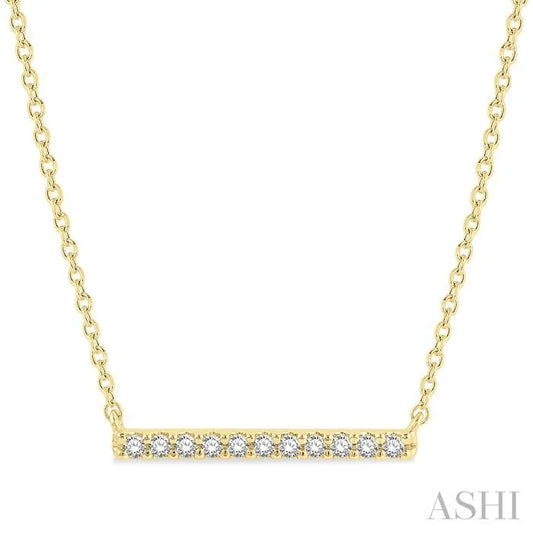 Bar Petite Diamond Fashion Necklace