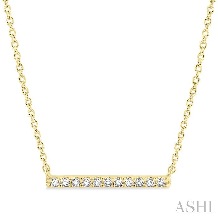 Bar Petite Diamond Fashion Necklace