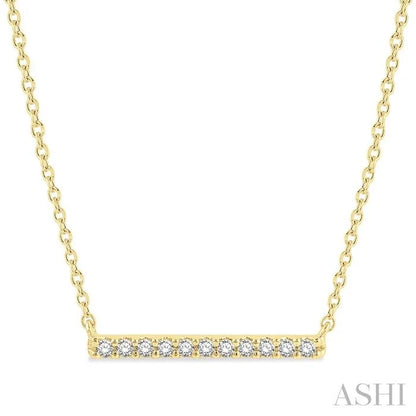 Bar Petite Diamond Fashion Necklace