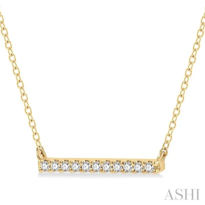 Bar Petite Diamond Fashion Necklace
