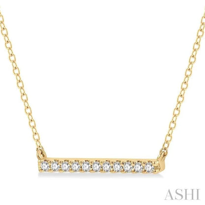 Bar Petite Diamond Fashion Necklace