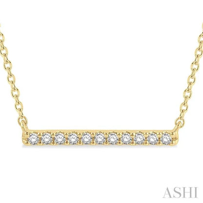 Bar Petite Diamond Fashion Necklace
