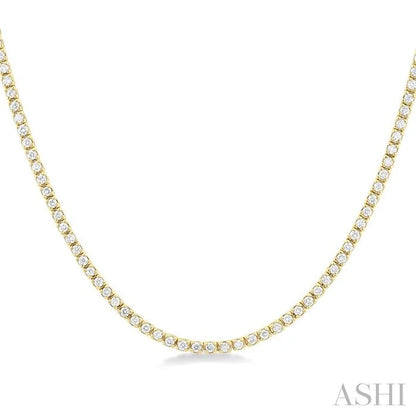 Halfway Diamond Tennis Necklace