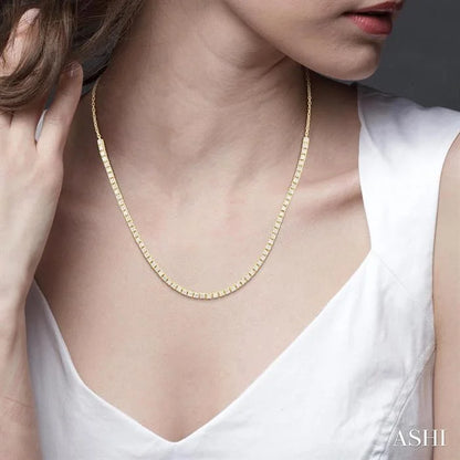 Halfway Diamond Tennis Necklace